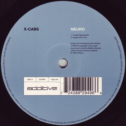 X-Cabs Neuro USED VINYL 12INCH 33 S RPM