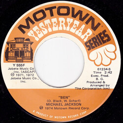 Michael Jackson Ben / I Wanna Be Where You Are VINYL 7" USED