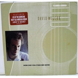 David Wilcox How Did You Find Me Here Vinyl LP USED