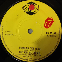 The Rolling Stones Tumbling Dice USED VINYL 7INCH 45 RPM SINGLE