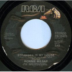 Ronnie Milsap Stranger In My House / Is It Over USED VINYL 7INCH 45 RPM STYRENE