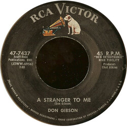 Don Gibson Who Cares / A Stranger To Me USED VINYL 7INCH 45 RPM SINGLE