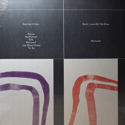 Carmen Villain Both Lines Will Be Blue Remixed USED VINYL 12INCH 33 S RPM EP