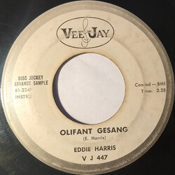Eddie Harris Olifant Gesang / Just Friends USED VINYL 7INCH SINGLE PROMO