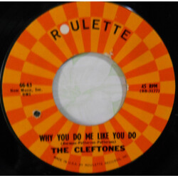 The Harptones / The Cleftones Three Wishes / Why You Do Me Like You Do USED VINYL 7INCH 45 RPM SINGLE