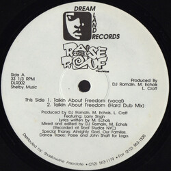 Raise The Roof Talking About Freedom / More Better Than This VINYL 12" USED