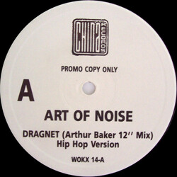 The Art Of Noise Dragnet (Arthur Baker 12" Mix) (Hip Hop Version) USED VINYL 12INCH PROMO 45 RPM