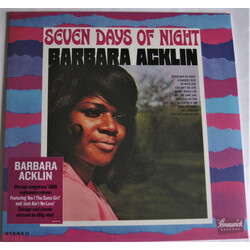 Barbara Acklin Seven Days Of Night Vinyl LP USED