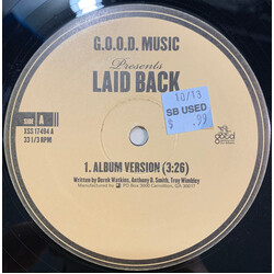 Fonzworth Bentley Laid Back VINYL 12" USED