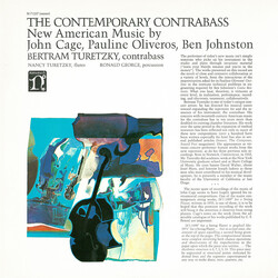 John Cage / Pauline Oliveros / Ben Johnston / Bertram Turetzky The Contemporary Contrabass Vinyl LP USED