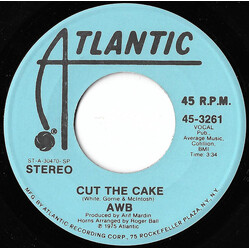 Average White Band Cut The Cake USED VINYL 7INCH 45 RPM SINGLE PROMO STEREO MONO