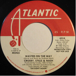 Crosby, Stills & Nash Wasted On The Way USED VINYL 7INCH 45 RPM PROMO MONO STEREO