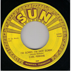 Carl Perkins I'm Sorry, I'm Not Sorry / Dixie Fried USED VINYL 7INCH SINGLE 45 RPM