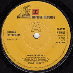 Norman Greenbaum Spirit In The Sky USED VINYL 7INCH 45 RPM SINGLE REISSUE