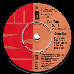 Geordie Can You Do It USED VINYL 7INCH 45 RPM SINGLE