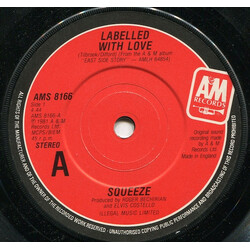 Squeeze (2) Labelled With Love VINYL 7" USED