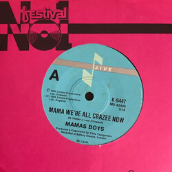 Mama's Boys Mama We're All Crazee Now USED VINYL 7INCH 45 RPM SINGLE