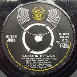 Elton John Candle In The Wind USED VINYL 7INCH SINGLE 45 RPM