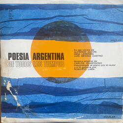 Alfredo Alcon / Inda Ledesma / Luis Medina Castro Poesía Argentina De Todos Los Tiempos Vinyl LP USED