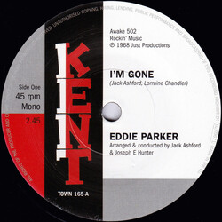 Eddie Parker (2) I'm Gone / Love You Baby USED VINYL 7INCH 45 RPM SINGLE MONO