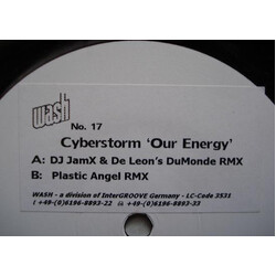 Cyberstorm Our Energy (Remixes) USED VINYL 12INCH WHITE LABEL