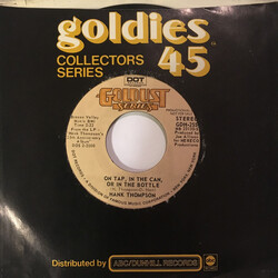 Hank Thompson On Tap, In The Can, Or In The Bottle / Smoky The Bar USED VINYL 7INCH 45 RPM SINGLE PROMO REISSUE