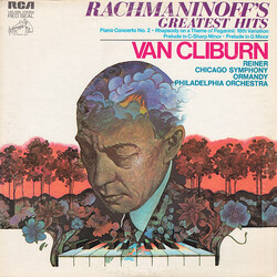 Van Cliburn Rachmaninoff's Greatest Hits Vinyl LP USED