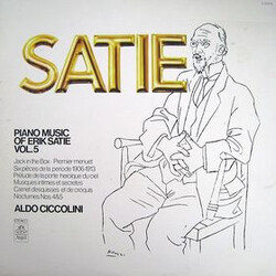 Erik Satie / Aldo Ciccolini Piano Music Of Erik Satie, Vol. 5 Vinyl LP USED