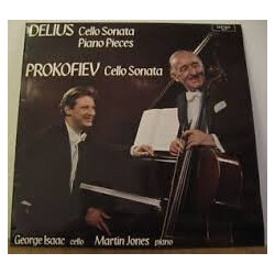 Frederick Delius / Sergei Prokofiev / George Isaac (3) / Martin Jones (3) Cello Sonata / Piano Pieces / Cello Sonata Vinyl LP USED