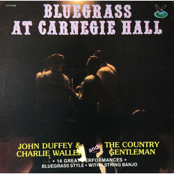 John Duffey / Charlie Waller / The Country Gentlemen Bluegrass At Carnegie Hall Vinyl LP USED