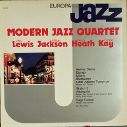 The Modern Jazz Quartet / John Lewis (2) / Milt Jackson / Percy Heath / Connie Kay Europa Jazz Vinyl LP USED