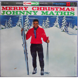 Johnny Mathis Merry Christmas Vinyl LP USED