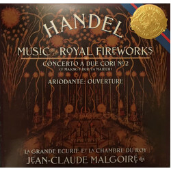 Jean-Claude Malgoire / La Grande Ecurie Et La Chambre Du Roy Music For The Royal Fireworks / Concerto A Due Cori No. 2 Vinyl LP USED