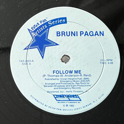 Bruni Pagan Follow Me USED VINYL 12INCH 33 S RPM