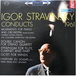 Igor Stravinsky Conducts 1961 Vinyl LP USED