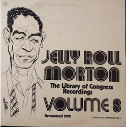 Jelly Roll Morton The Library Of Congress Recordings Volume 8 Vinyl LP USED