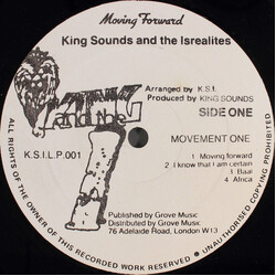 King Sounds And The Israelites Moving Forward Vinyl LP USED