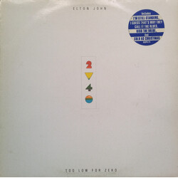 Elton John Too Low For Zero Vinyl LP USED