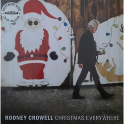 Rodney Crowell Christmas Everywhere Vinyl LP USED