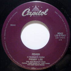 Peggy Lee Fever / Is That All There Is? USED VINYL 7INCH 45 RPM MONO STEREO