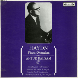 Joseph Haydn / Arthur Balsam Piano Sonatas, Vol. 2 Vinyl LP USED