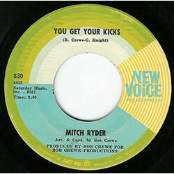 Mitch Ryder You Get Your Kicks / Ruby Baby USED VINYL 7INCH 45 RPM SINGLE STYRENE