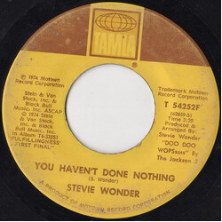 Stevie Wonder You Haven't Done Nothing / Big Brother USED VINYL 7INCH 45 RPM SINGLE
