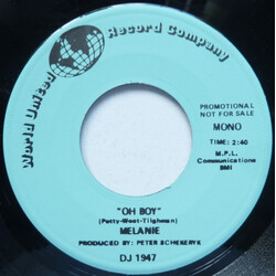 Melanie (2) Oh Boy USED VINYL 7INCH 45 RPM PROMO
