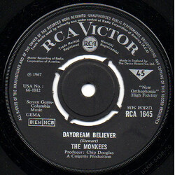 The Monkees Daydream Believer USED VINYL 7INCH 45 RPM SINGLE