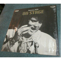 Elvis Presley On Stage - February, 1970 Vinyl LP USED
