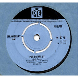Strawberry Jam (3) Per-so-nal-ly USED VINYL 7INCH 45 RPM SINGLE