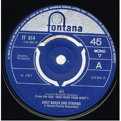 Chet Baker & Strings All VINYL 7" USED