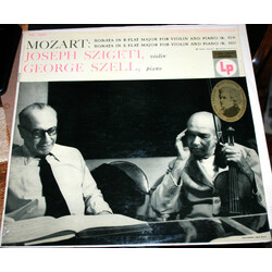 Joseph Szigeti / George Szell / Wolfgang Amadeus Mozart Sonata In B-Flat Major For Violin And Piano / Sonata In E-Flat Major For Violin And Piano Viny