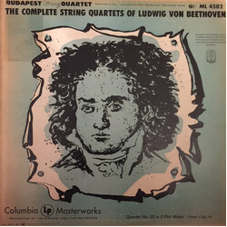 Budapest String Quartet The Complete String Quartets Of Ludwig Van Beethoven, Volume II: Middle Quartets Vinyl LP USED